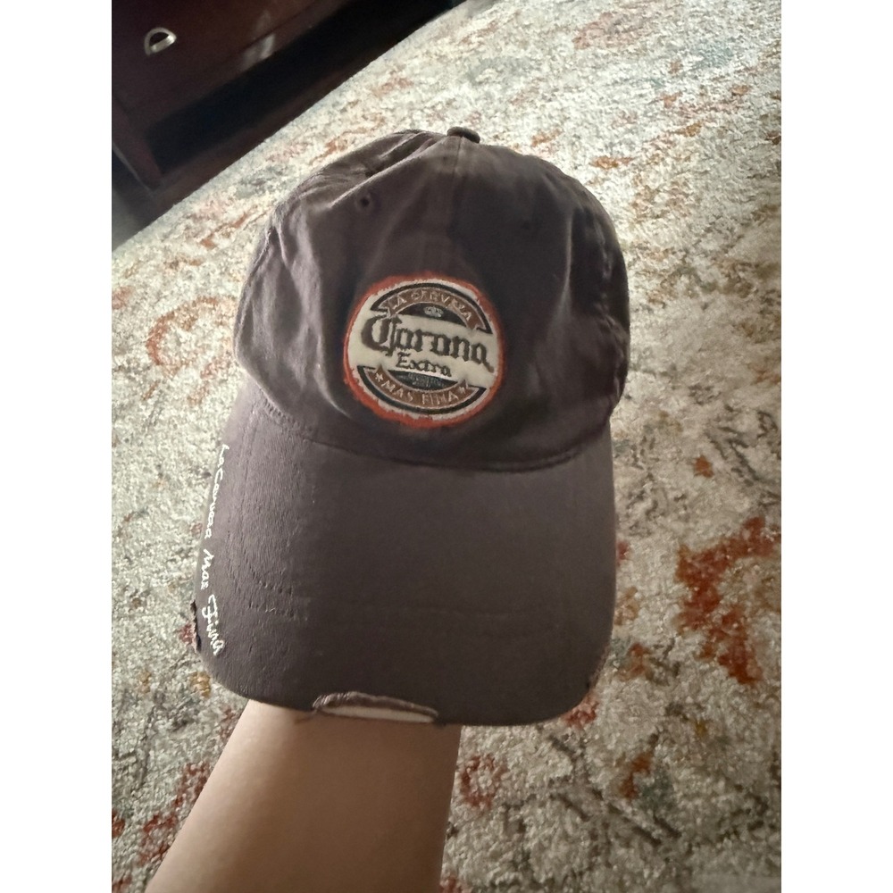 Vintage 2006 Corona Extra Distressed Brown Baseball Hat H3 Sportgear Y2K Cap